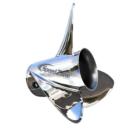 Turning Point SpeedZone Max3 - Right Hand - Stainless Steel Propeller - 3-Blade - 14.8