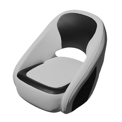 TACO Caladesi Smooth Bucket Seat - White/Black [BA2-25WHT-BLK]
