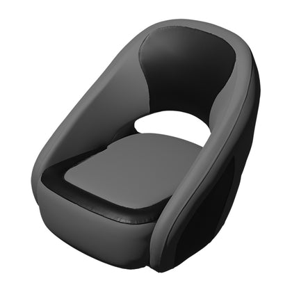 TACO Caladesi Smooth Bucket Seat - Grey/Black [BA2-25GRY-BLK]