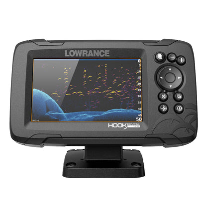 Lowrance HOOK Reveal 5 Combo w/50/200kHz HDI Transom Mount  C-MAP Contour+ Card [000-15857-001]