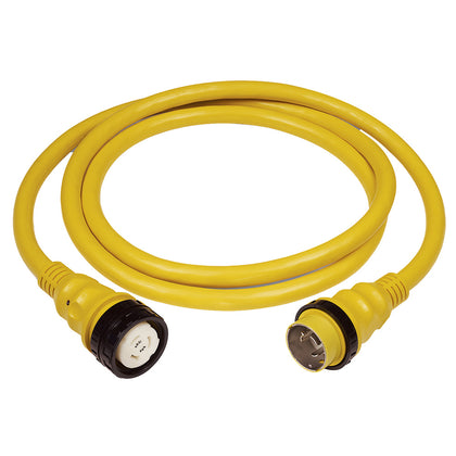 Marinco 50AMP 125/250V Shore Power Cable - 12 - Yellow [6152SPP-12SC]