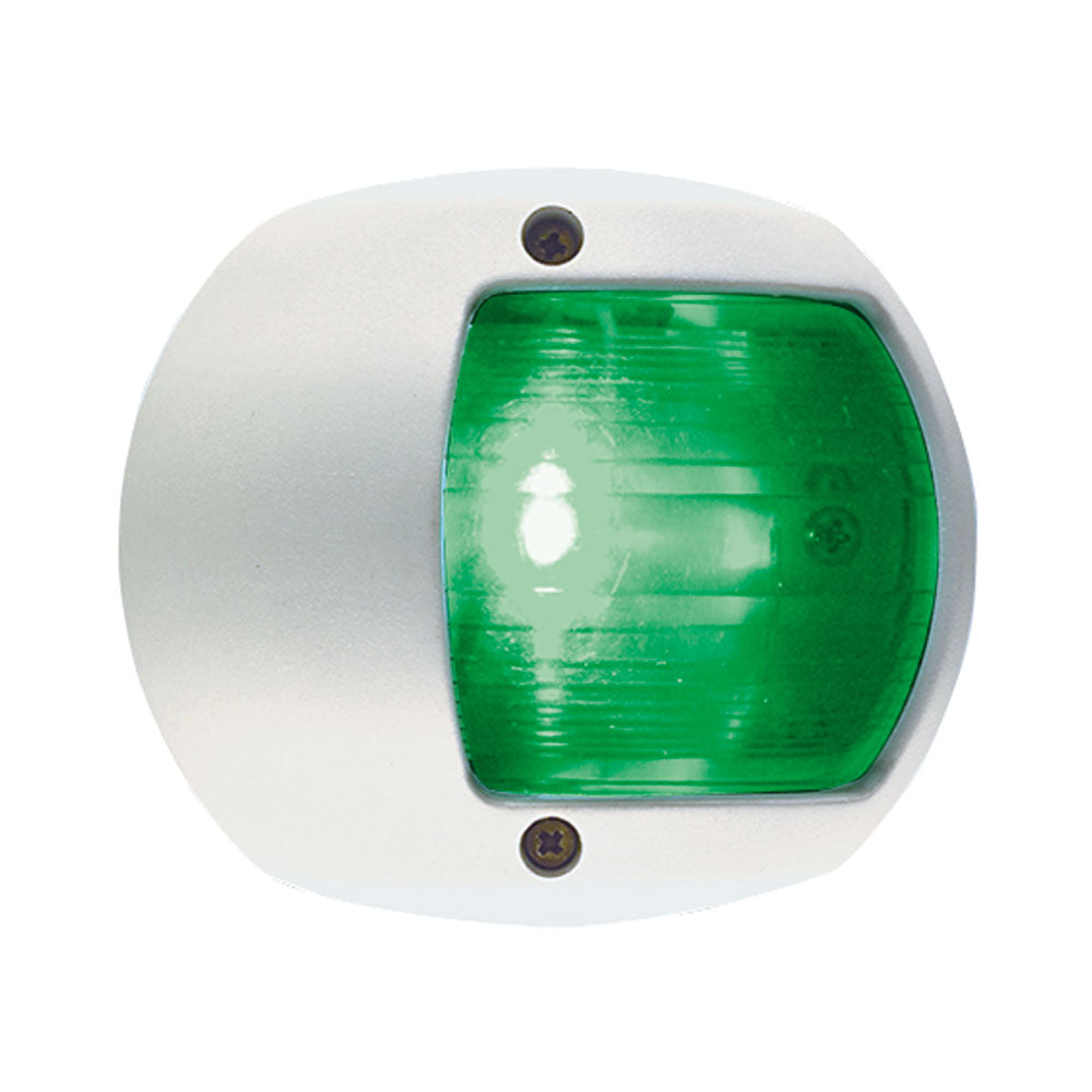 Perko LED Side Light - Green - 12V - White Plastic Housing [0170WSDDP3]