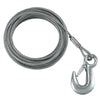 Fulton 7/32" x 50' Galvanized Winch Cable and Hook - 5,600 lbs. Breaking Strength [WC750 0100]