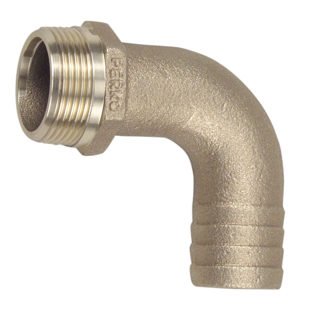 Perko 3/4" Pipe To Hose Adapter 90 Degree Bronze MADE IN THE USA [0063DP5PLB]
