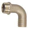 Perko 1-1/2" Pipe to Hose Adapter 90 Degree Bronze MADE IN THE USA [0063DP8PLB]