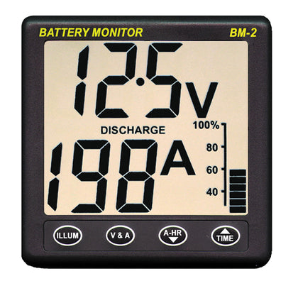 Clipper BM-2 Battery Monitor w/Shunt - 200Amp [BM-2]