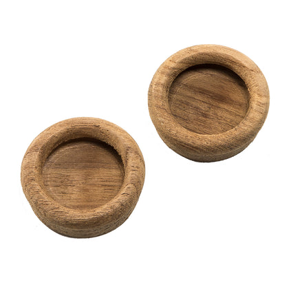 Whitecap Teak Round Drawer Pull - 1-3/8