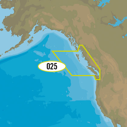 C-MAP 4D NA-D025 - Canada West Including Puget Sound [NA-D025]