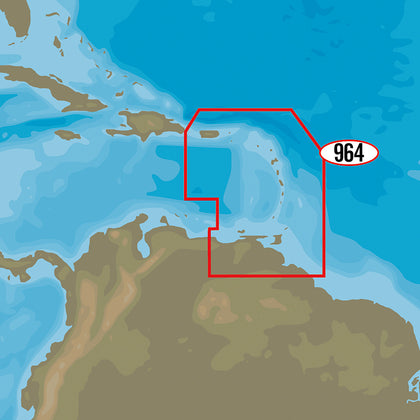 C-MAP 4D NA-D964 - Puerto Rico to Rio Orinoco Local [NA-D964]