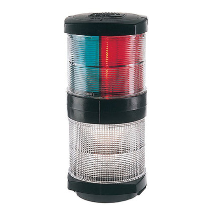 Hella Marine Tri-Color Navigation Light/Anchor Navigation Lamp- Incandescent - 2nm - Black Housing - 12V [002984601]