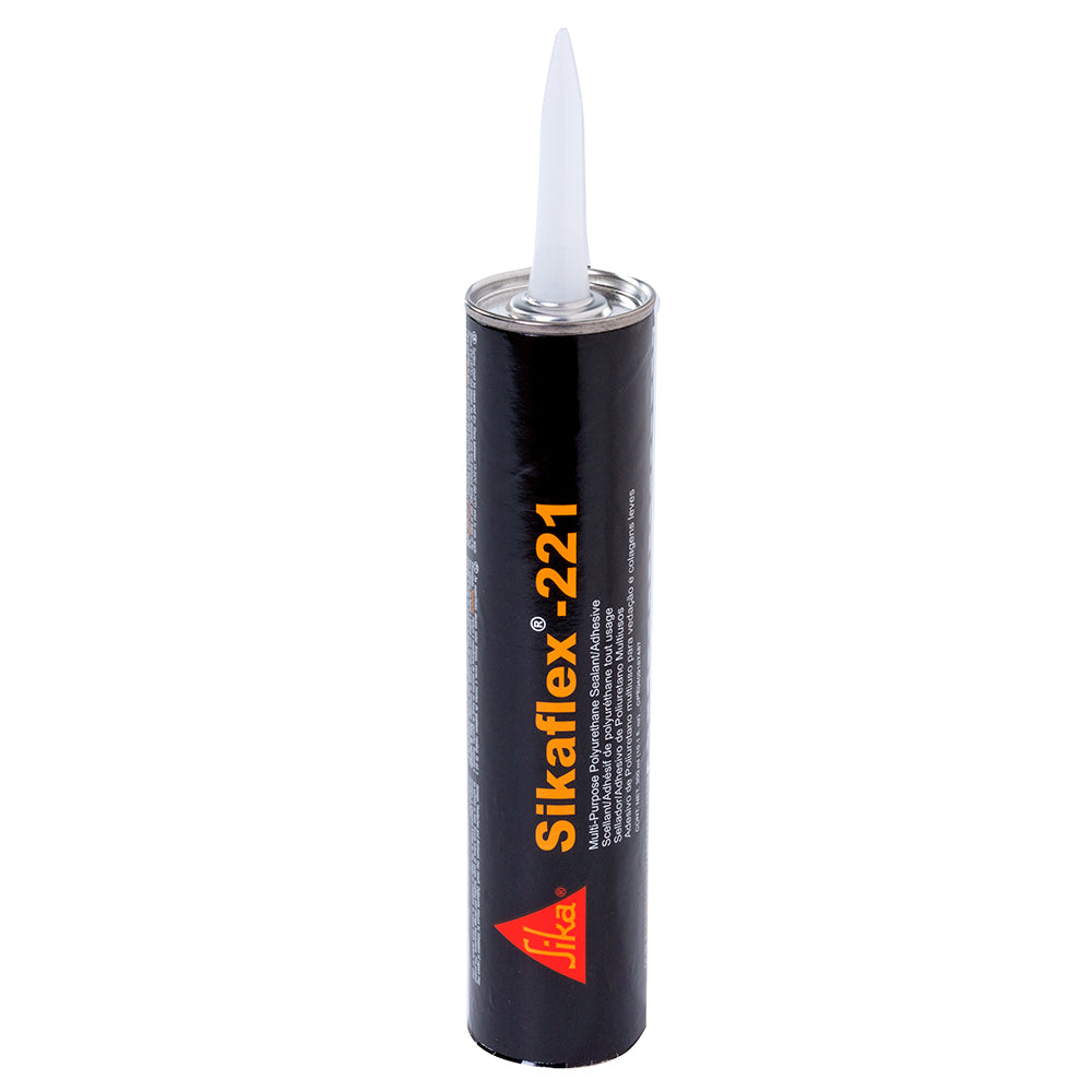 Sika Sikaflex 221 Multi-Purpose Polyurethane Sealant/Adhesive - 10.3oz(300ml) Cartridge - Aluminum Gray [90892]