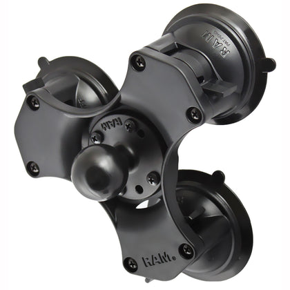 RAM Mount Triple Suction Cup Base w/1.5