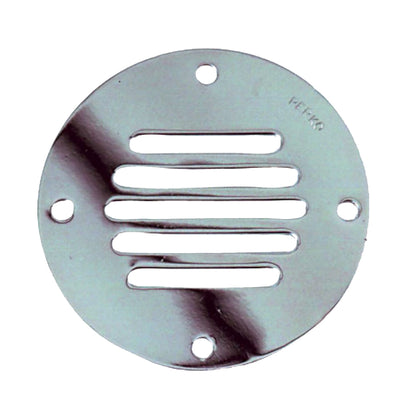 Perko Chrome Plated Brass Round Locker Ventilator - 3-1/4