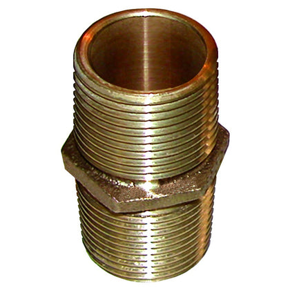 GROCO Bronze Pipe Nipple - 1/2