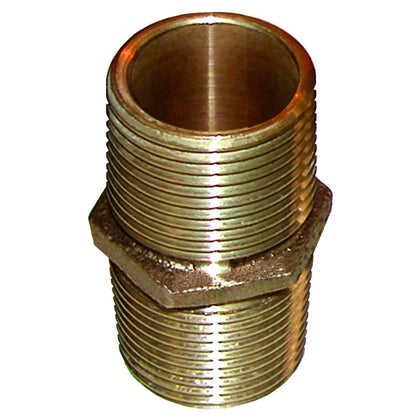 GROCO Bronze Pipe Nipple - 2-1/2