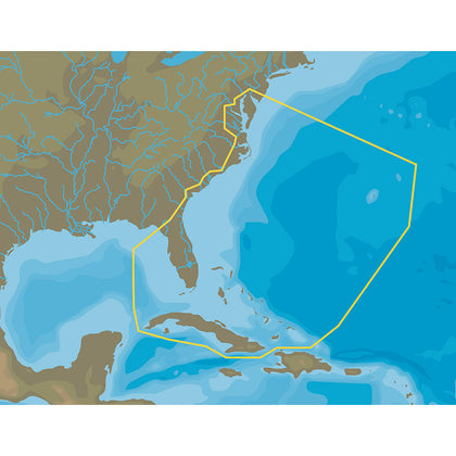 C-MAP 4D NA-063 Chesapeake Bay to Cuba - microSD/SD [NA-D063]