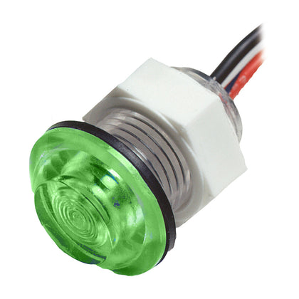 Innovative Lighting LED Bulkhead Livewell Light Flush Mount - Green [011-3500-7]