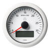 Veratron 3-3/8" (85MM) ViewLine Tachometer with Multi-function Display - 0 to 3000 RPM - White Dial  Bezel [A2C59512396]