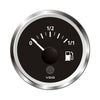 Veratron 52MM (2-1/16") ViewLine Fuel Level Gauge 0-1/1 - 3-180 OHM - Black Dial  Chrome Triangular Bezel [A2C59514083]