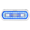 RIGID Industries SR-L Series Marine Spreader Light - White Surface Mount - White Light w/Blue Halo [51101]