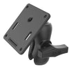 RAM Mount RAM Double Socket Arm w/75x75mm VESA Plate [RAM-103U-B-2461]