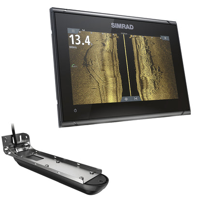 Simrad GO9 XSE Chartplotter/Fishfinder w/Active Imaging 3-in-1 Transom Mount Transducer  C-MAP Discover Chart [000-14840-002]